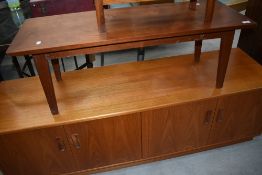 A teak mid century coffee table