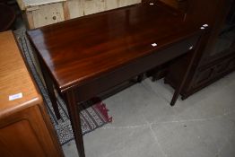 A 19th Century mahogany fold over tea table