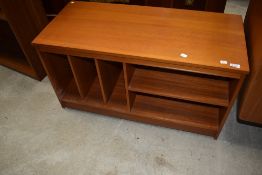 A mid century G plan style record stand or media display