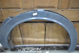 A Jaguar or Daimler rear wheel spats