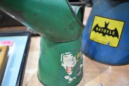 An advertising oil jug for BP