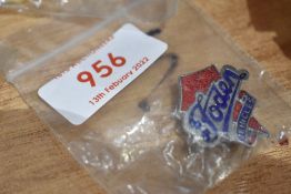 A vintage Foden lorry badge