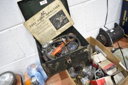 An AC fuel pump analyser and accessories