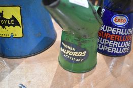 An advertising oil jug for Halfords