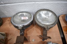 A pair of Lumax spotlights