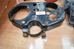 A classic car vehicle instrument panel