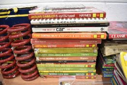 A selection of mechanics car workshop manuals