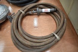 A vintage hose from a tyre inflator