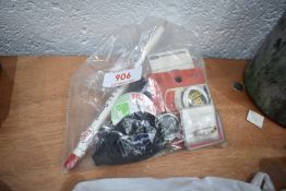 A selection of pin and similar motor related advertising badges