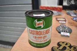 A vintage Castrolease LM grease tin