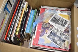 A selection of Manx TT motorcycle related ephemera and memorabilia