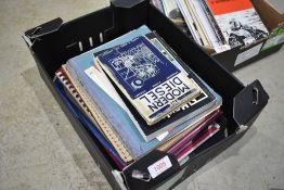 A selection of diesel and truck manuals and books including Gardener interest