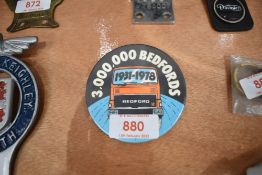 A hard to find Bedford pin badge