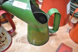 An advertising oil jug for Energol