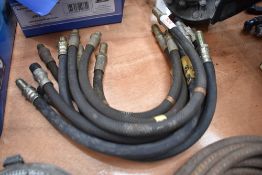 A selection of vintage vehicle brake hoses