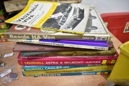 A selection of mechanics car workshop manuals