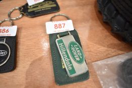 A Landrover keyring