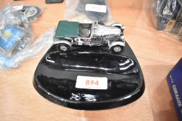 A genuine 1927 Bentley ashtray