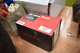 A set of new box rear brake pads for Mazda MX5