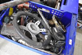 A selection of various car parts