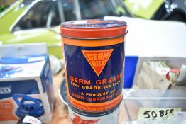 A 1lb tin of new old stock Germ grease