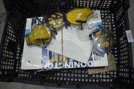 A selection of AA motor car badges and race car ephemera