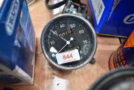 A smiths vintage car speedo head
