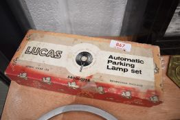 A Lucas automatic parking light set