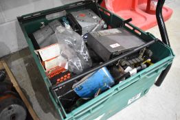 A selection of lights and car lamps