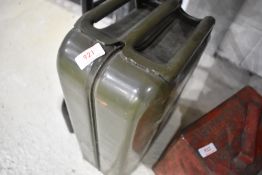 A 20litre jerry can
