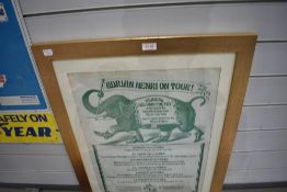 A vintage advertising poster for Adrian Henri poetry