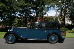 A 1935 Rolls Royce 20/25 Park Ward Formal Saloon 6 light with wind up division and occasional seats.