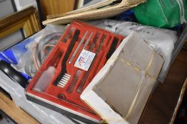 A selection of hardware and tools