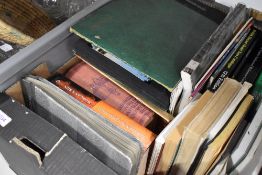 A selection of text and reference books including antique and collecting interests
