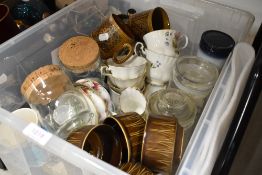 A selection of ceramics and decorations including Royal Albert