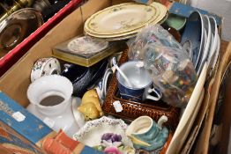 A selection of ceramics including Royal Copenhagen