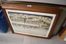 A selection of prints including Lowrey