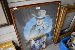 Two John Wayne prints