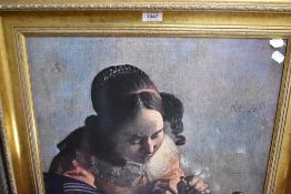 A modern print of a classical scene