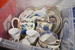 A selection of ceramics including Masons Regency