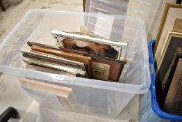 A selection of prints picture and photo frames