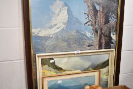 A selection of prints including Heaton Cooper