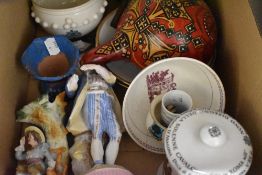 A selection of ceramics including Royal Crown Derby plate