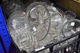 A selection of glass wares