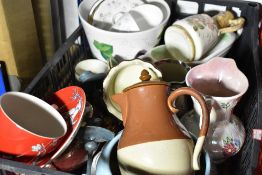 A selection of ceramics including tea cups
