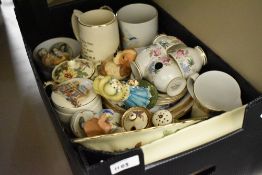 A selection of ceramics including Queen Anne part tea set