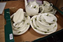 A part dinner service by Ridgway
