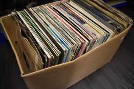 A selection of vinyl records and albums