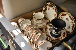 A selection of ceramics including Wedgwood Jasper ware
