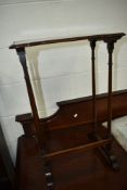 An early 20th century mahogany occasional table, being a nest part